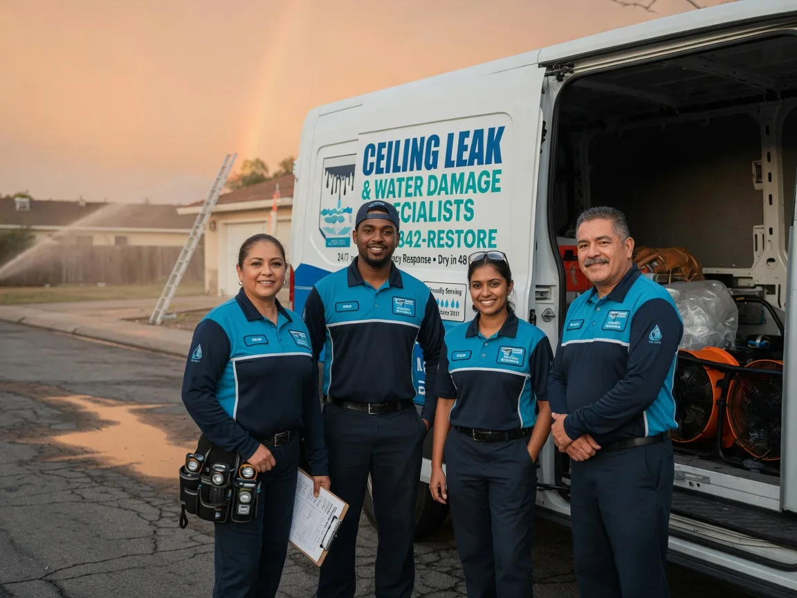 Ceiling Leak Cleanup company in Minford, OH